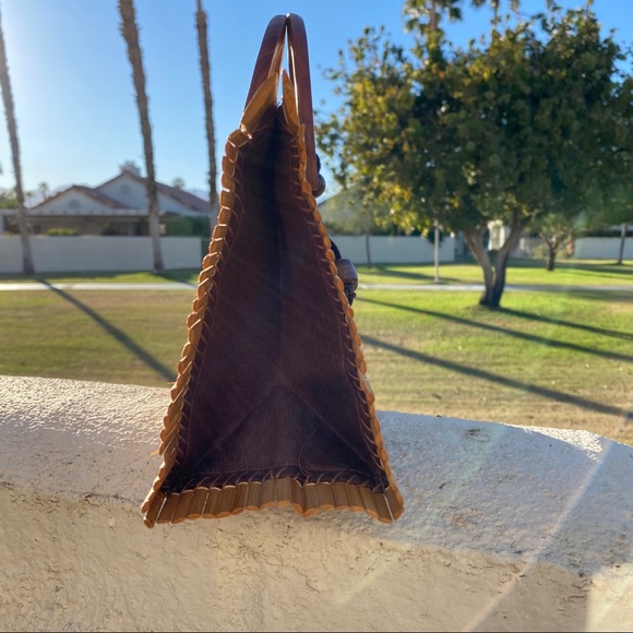 Vintage Bamboo Collapsible Handbag - Picture 3 of 4